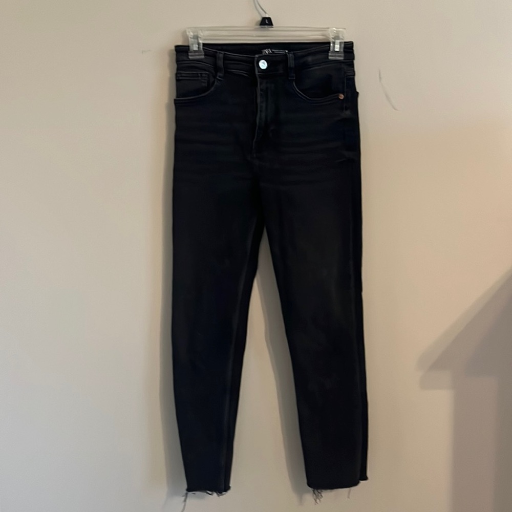 Skinny Zara jeans in black wash